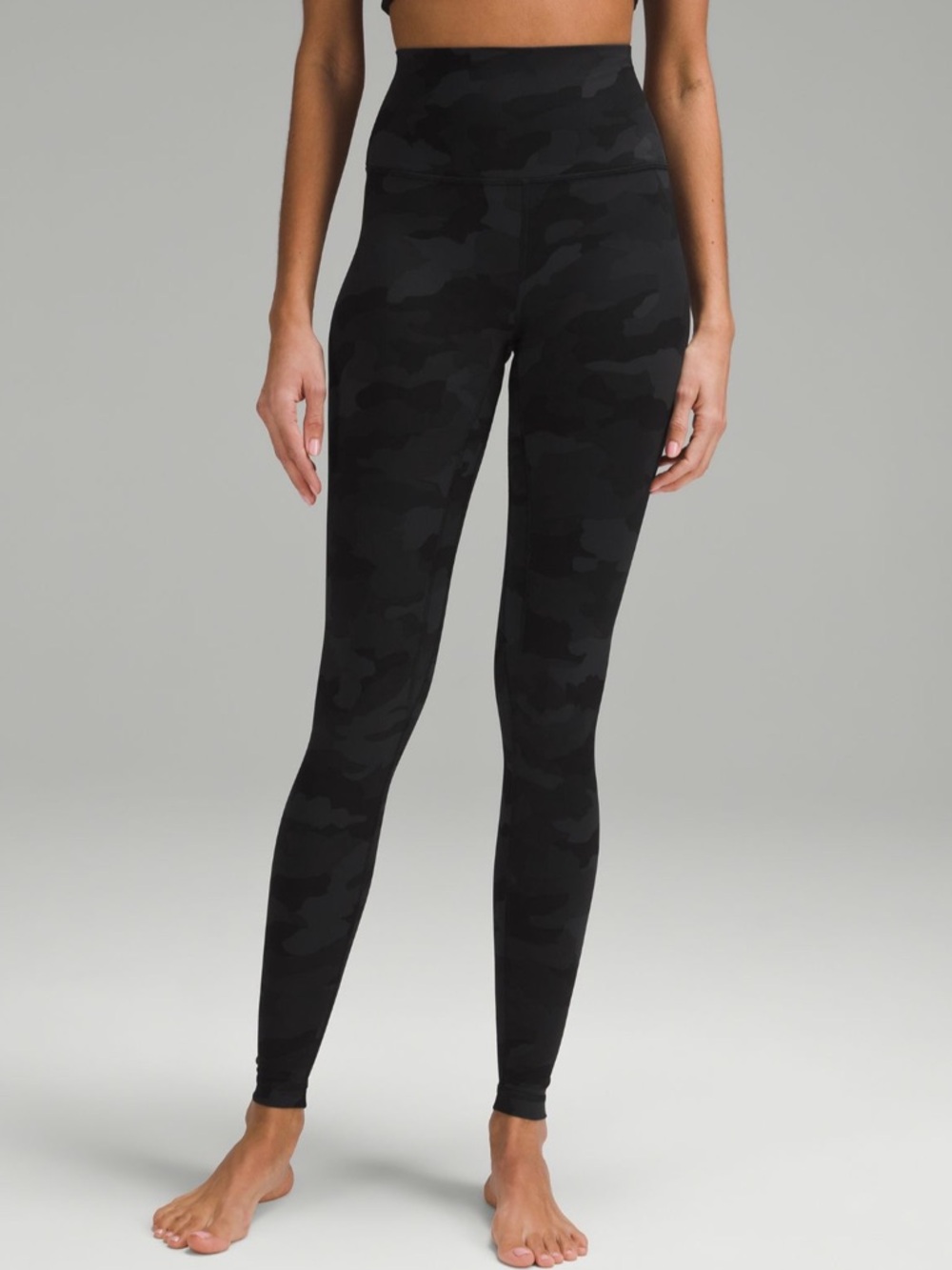 Lululemon Align Hi-Rise Leggings Deep Coal Camo